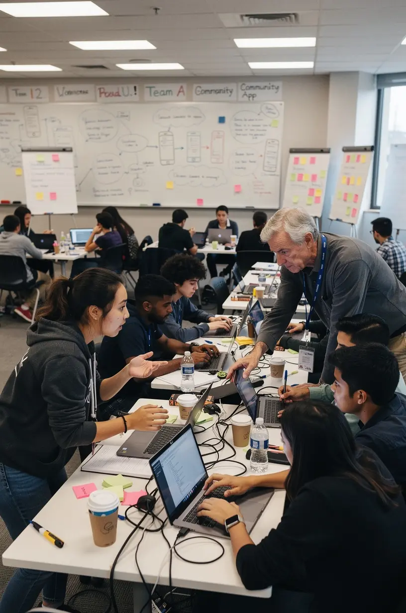 Community members engaging in innovative recycling initiatives.